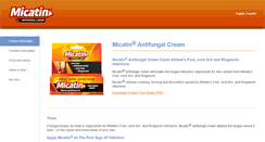 Desktop Screenshot of micatin.com