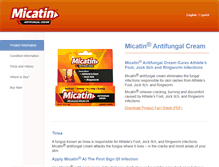 Tablet Screenshot of micatin.com